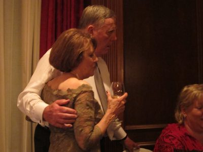 The bride and groom, John and Jane Dew.